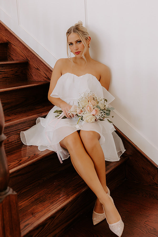 Heart Skips A Beat Tiered Mini Dress Image - 4