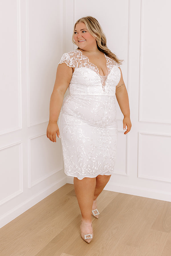 Feel The Spark Embroidered Mini Dress Curves Image - 1