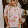 Floral Couture Knit Top Image - 1