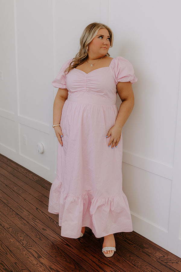 Sweet Serendipity Maxi Dress in Dusty Purple Curves Image - 3