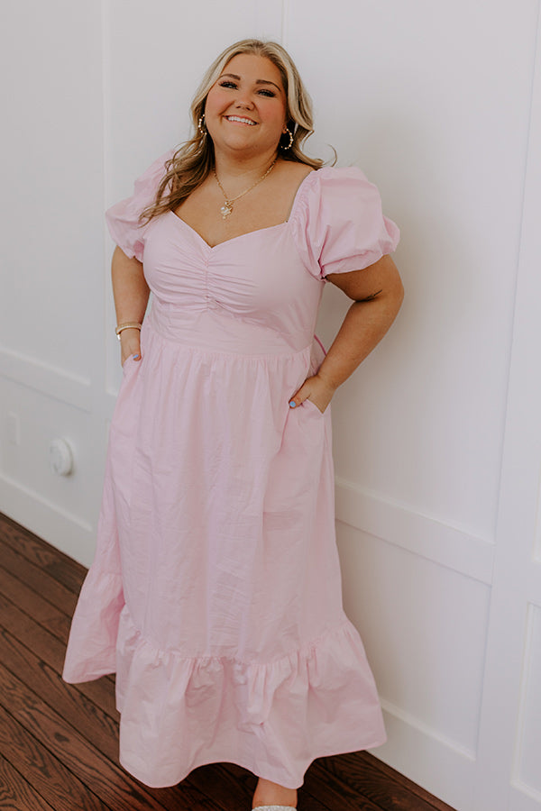 Sweet Serendipity Maxi Dress in Dusty Purple Curves Image - 1