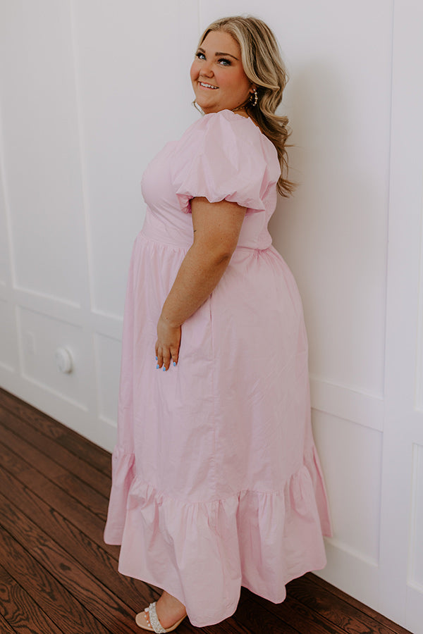 Sweet Serendipity Maxi Dress in Dusty Purple Curves Image - 4