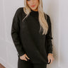 Small Town Bistro Knit Sweater in Black Image - 1
