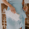 Dramatic Moment Feather Clutch Image - 1