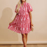 Sunny Outlook Eyelet Mini Dress in Pink Image - 1