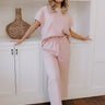 Lattes First High Waist Trousers in Light Pink Image - 1