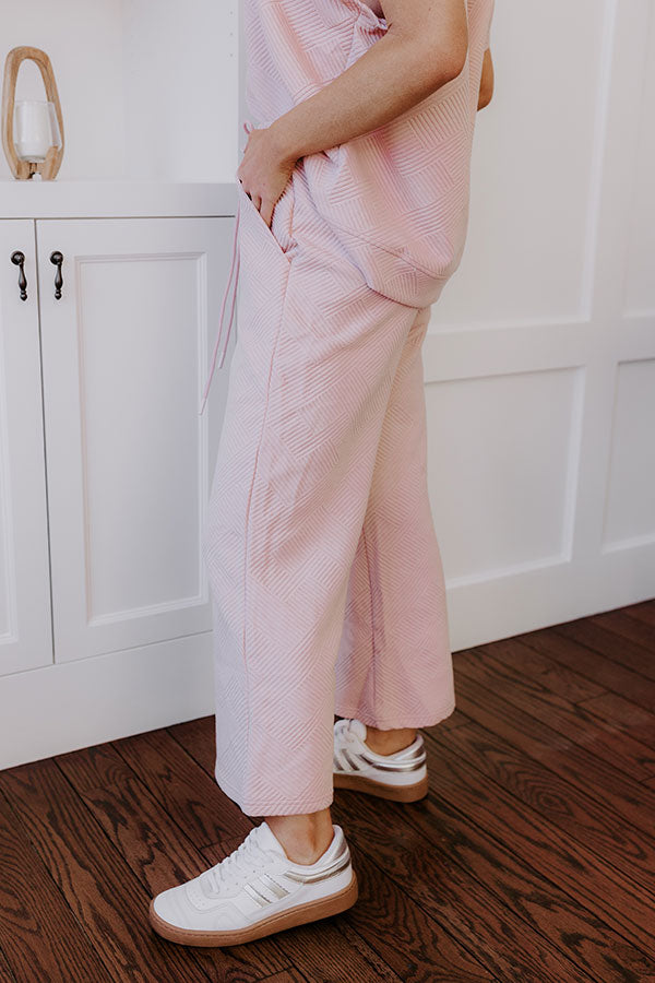 Lattes First High Waist Trousers in Light Pink Image - 3