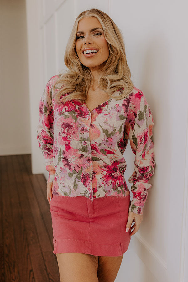 Full Bloom Knit Sweater Top Image - 3