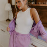 Uptown Night Out Knit Top in White Image - 1