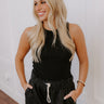 Uptown Night Out Knit Top in Black Image - 1