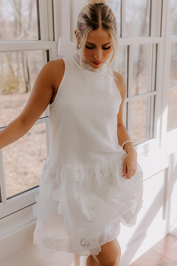 Love At First Kiss Organza Mini Dress Image - 4