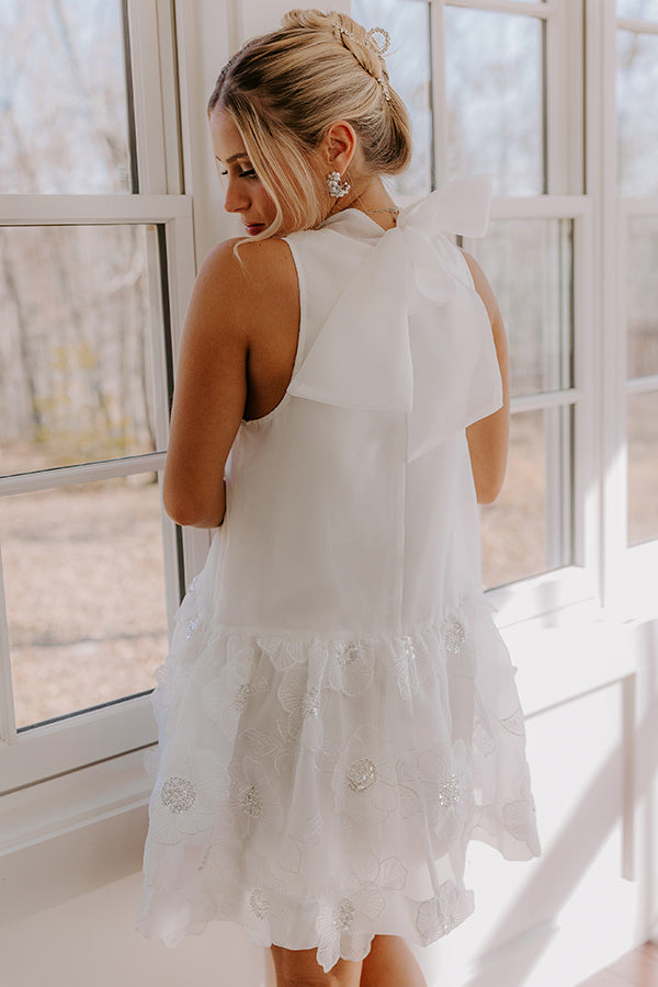 Love At First Kiss Organza Mini Dress Image - 2