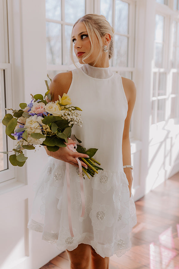 Love At First Kiss Organza Mini Dress Image - 1