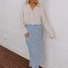 The Penelope High Waist Floral Midi Skirt Image - 1