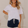 Casual Cues Tee in White Image - 1