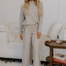 Small Town Bistro High Waist Knit Pants in Warm Taupe Image - 1