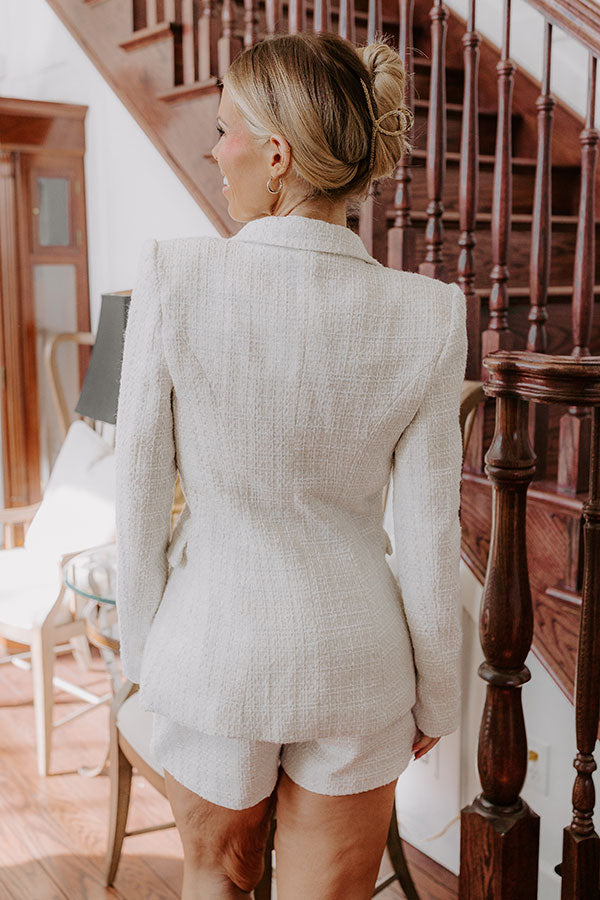Dress Rehearsal Ready Pearl Embellished Tweed Blazer IMG 4