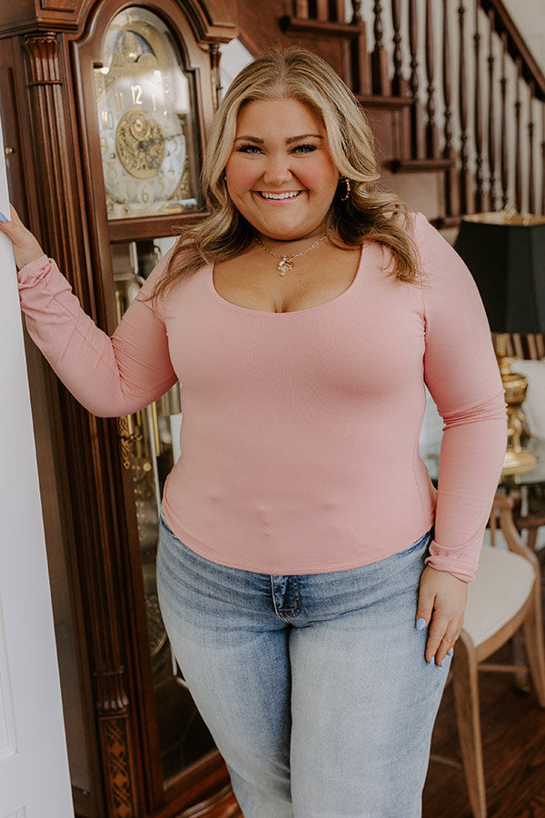 Sassy and Chic Top in Pink Curves Image - 3
