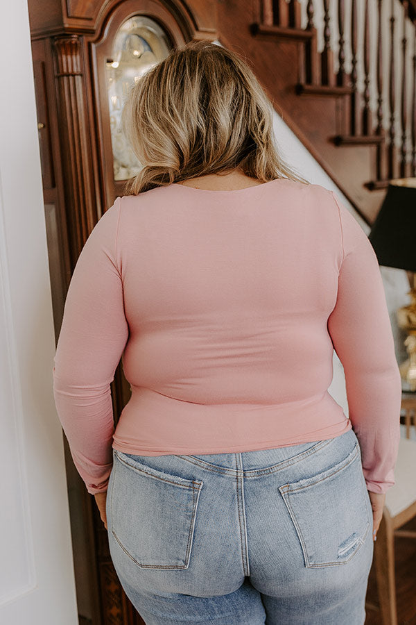 Sassy and Chic Top in Pink Curves Image - 4