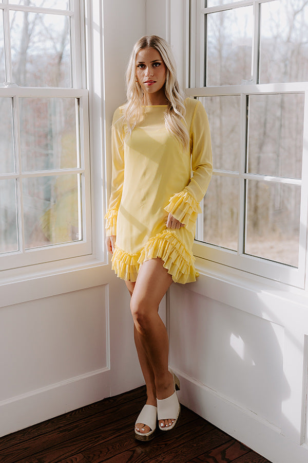 Sunny Views Chiffon Mini Dress Image - 2