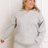 Lattes First Sweatshirt in Grey Curves Image - 1