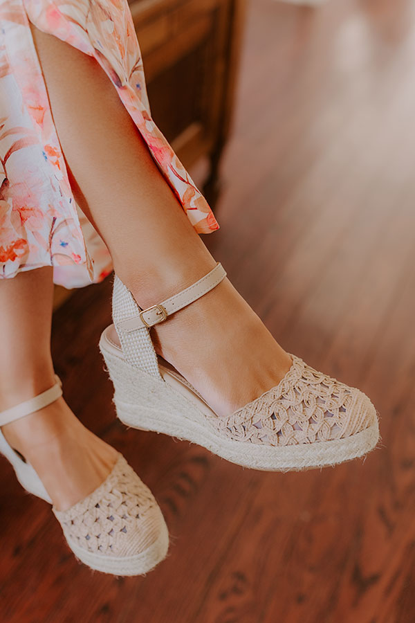 The Jemma Woven Wedge Image - 2