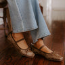 The Emily Velveteen Flat in Mocha Image - 1