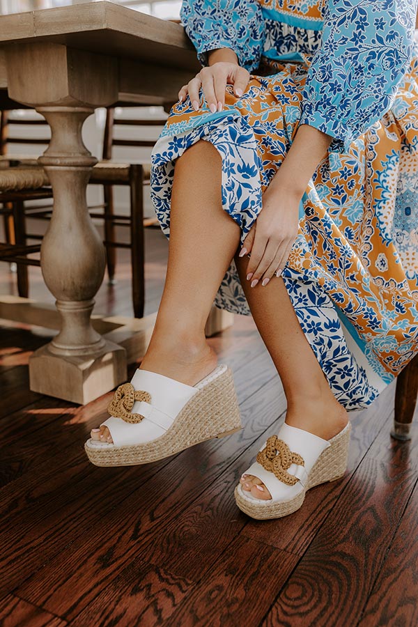 The Alice Faux Leather Wedge Image - 2