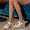 The Alice Faux Leather Wedge Image - 1