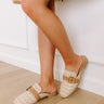 The Brooke Raffia Woven Flats in Natural Image - 1