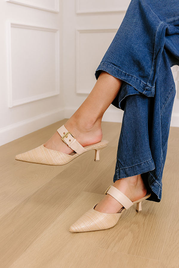 The Gianna Raffia Woven Heel Image - 1
