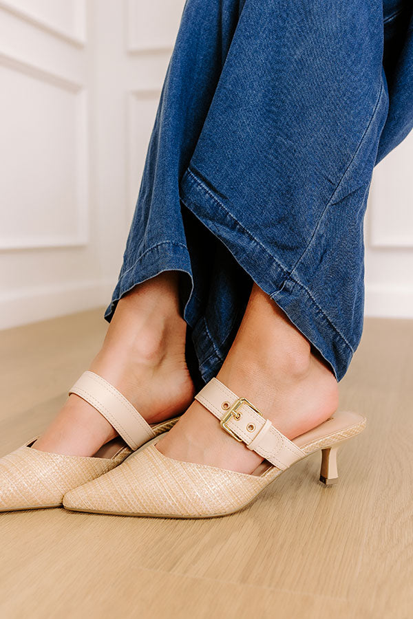 The Gianna Raffia Woven Heel Image - 2
