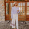 Coffee Shop Cutie Knit Cardigan in Lavender Image - 1