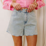 The Farrah High Waist Scalloped Shorts Image - 1