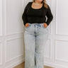 JUDY BLUE Vera High Waist Wide Leg Acid Wash Jean Curves Image - 1
