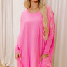 Always Cozy Sweater Top in Bubblegum Pink Image - 1
