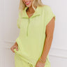 Spring In Your Step Ribbed Top in Lime Punch Image - 1