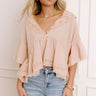Sedona Sunrise Eyelet Babydoll Top Image - 1