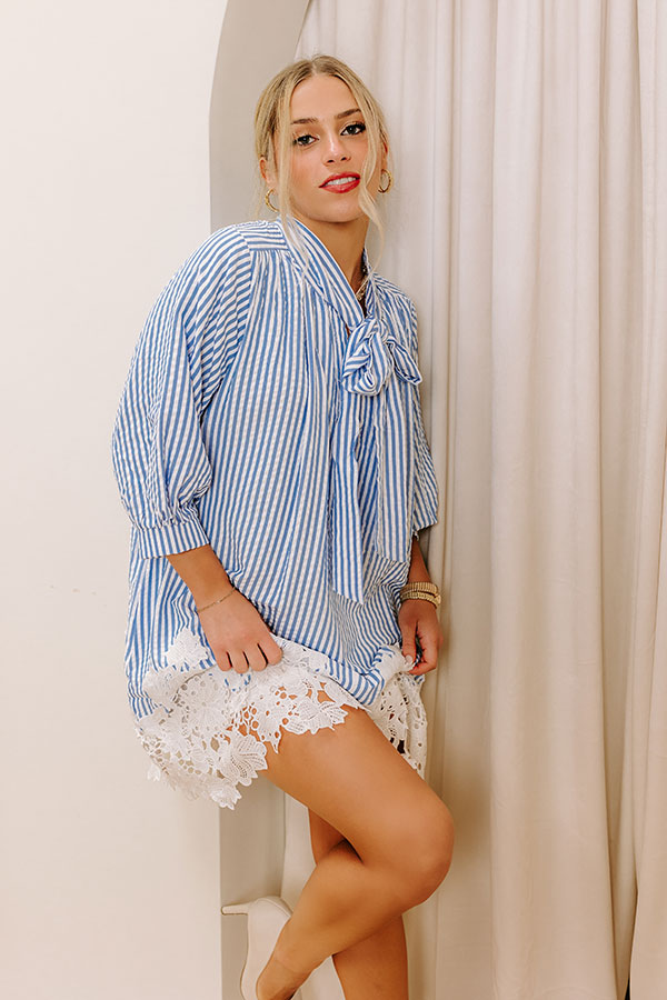 St. Augustine Charm Crochet Mini Dress Image - 2