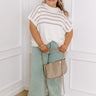 Bistro Hangout Stripe Top Curves Image - 1