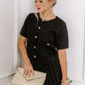 Midtown Market Knit Top in Black Image - 1