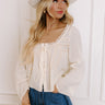 Boho Energy Lace Top in Cream Image - 1