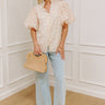 Honeysuckle Fields Floral Eyelet Top Image - 1