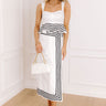 Yacht Party High Waist Wrap Midi Skirt Image - 1