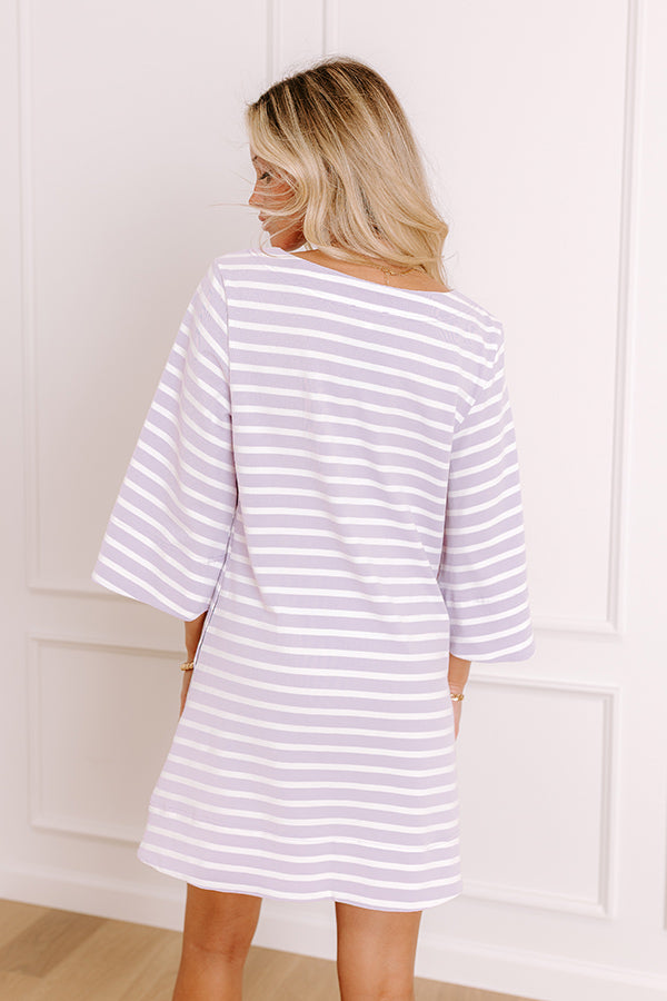 Smiles and Sunshine Stripe Mini Dress Image - 5