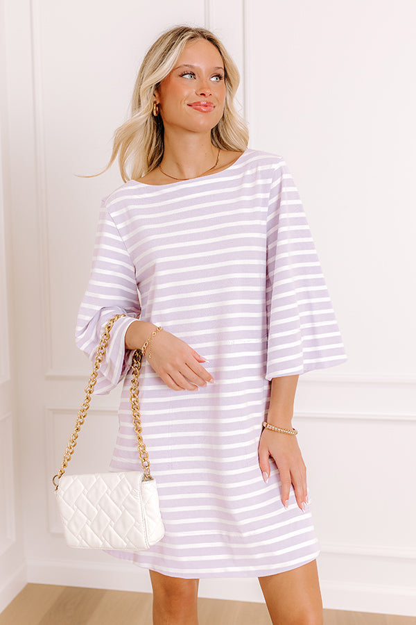 Smiles and Sunshine Stripe Mini Dress Image - 1