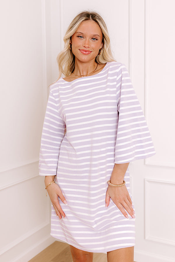 Smiles and Sunshine Stripe Mini Dress Image - 3