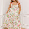 Garden Grace Floral Eyelet Maxi Dress Curves Image - 1