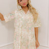 Honeysuckle Fields Floral Eyelet Mini Dress Image - 1