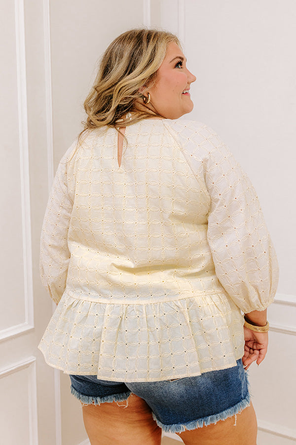 Buttercup Charm Eyelet Top Curves Image - 4